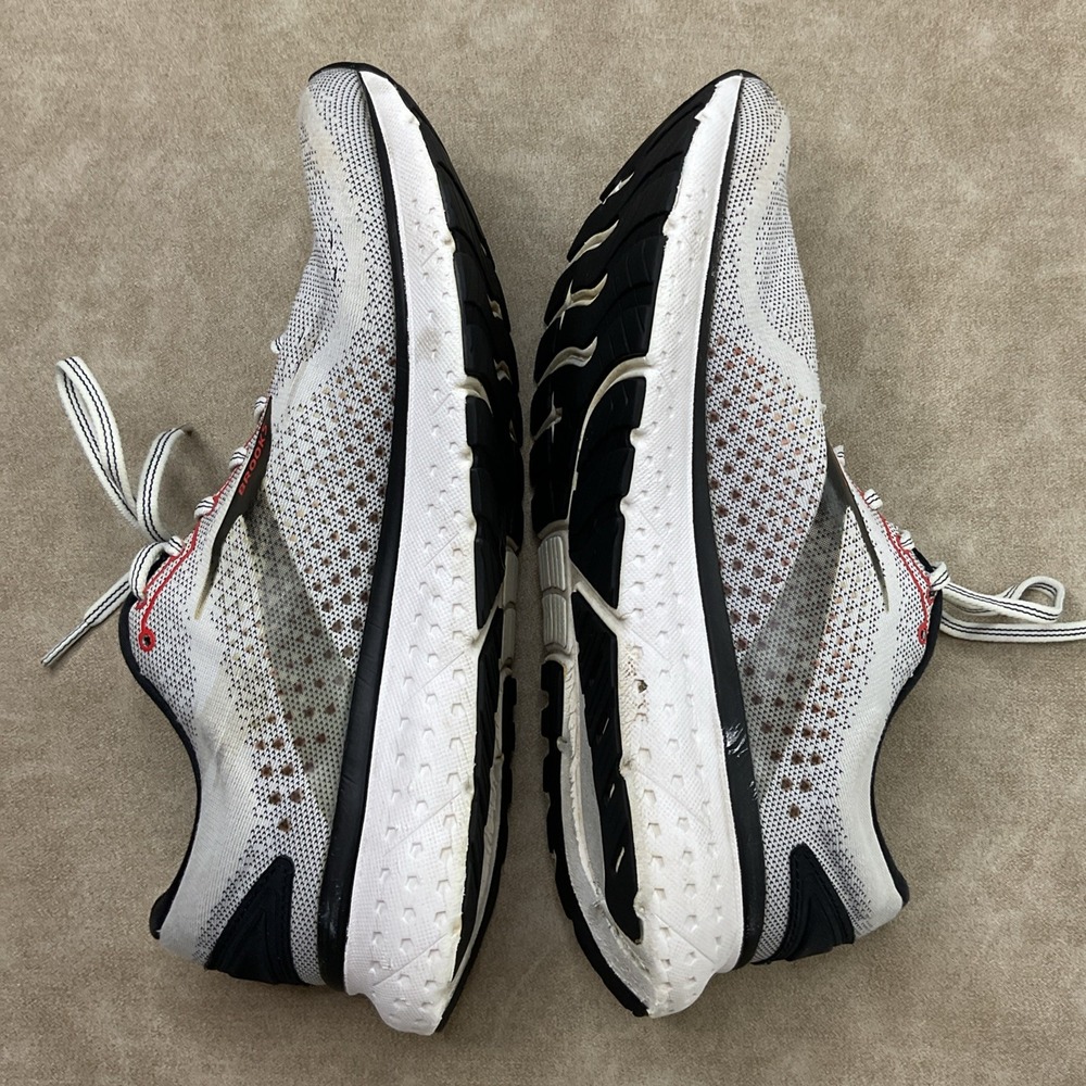 Brooks Glycerin 18 Running Shoe Gray Black Sz 10 Comfort Walking - Picture 6 of 11